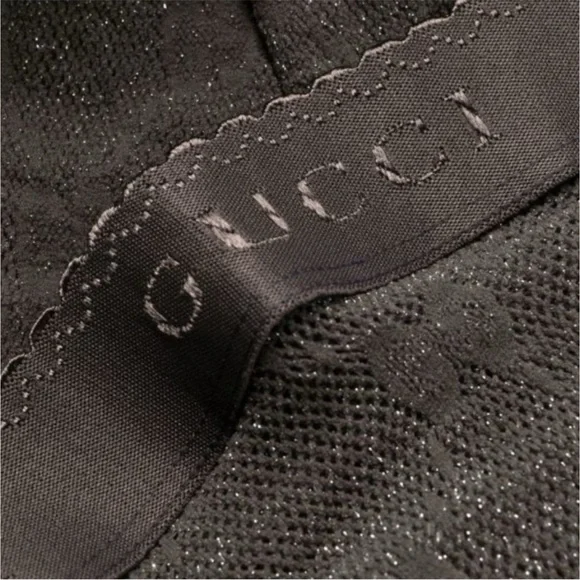 💯🆕Authentic NWT GUCCI Supreme Logo Tights with Shimmer - Picture 4 of 9
